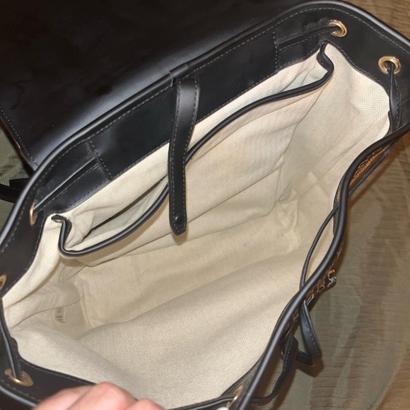 Tory Burch Gemini Link Coated Canvas
Backpack Black - Picture 4 of 7